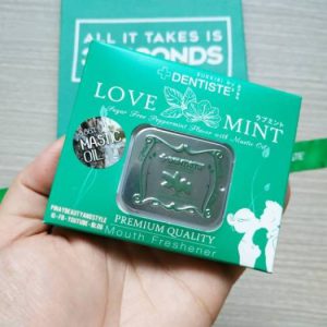 (Chính hãng) Kẹo phòng the mát Love Mint bạc hà