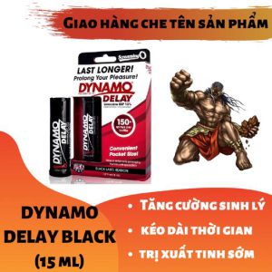 Trị xuất tinh sớm Dynamo Delay Black Label Edition sản phẩm kéo dài quan hệ tình dục dạng xịt Trị xuất tinh sớm Dynamo Delay Black Label Edition sản phẩm kéo dài quan hệ tình dục dạng xịt