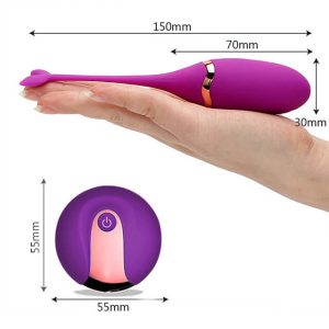Trứng rung tình yêu đuôi cá heo kích thích mạnh mẽ