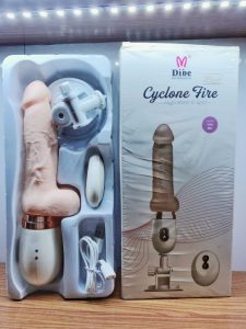 Dương vật giả có đế Cyclone Fire đa năng là sản phẩm sextoy đến từ nhãn hàng đồ chơi tình dục người lớn cao cấp DIBE, sản phẩm mô phỏng kích thước dương vật