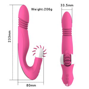 dương vật giả Manokati máy rung tình dục nữ không kết thúc ở đó mà chính ở phần tiếp giáp giữa cục rung và lưỡi liếm