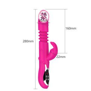  Dương vật giả rung thụt, phát nhiệt Rabbit Vibrator