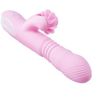 Dương vật cầm tay rung thụt cao cấp được cấu tạo bằng chất liệu silicon y tế cao cấp đạt tiêu chuẩn chất lượng y tế rất an toàn khi sử dụng