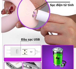 Máy Trứng Chày Lưỡi Rung Massage Tình Yêu Không Dây
