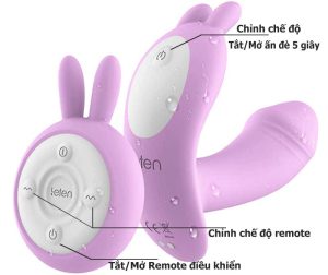 QUẦN LÓT RUNG ĐIỀU KHIỂN TỪ XA THỎ BIỂN